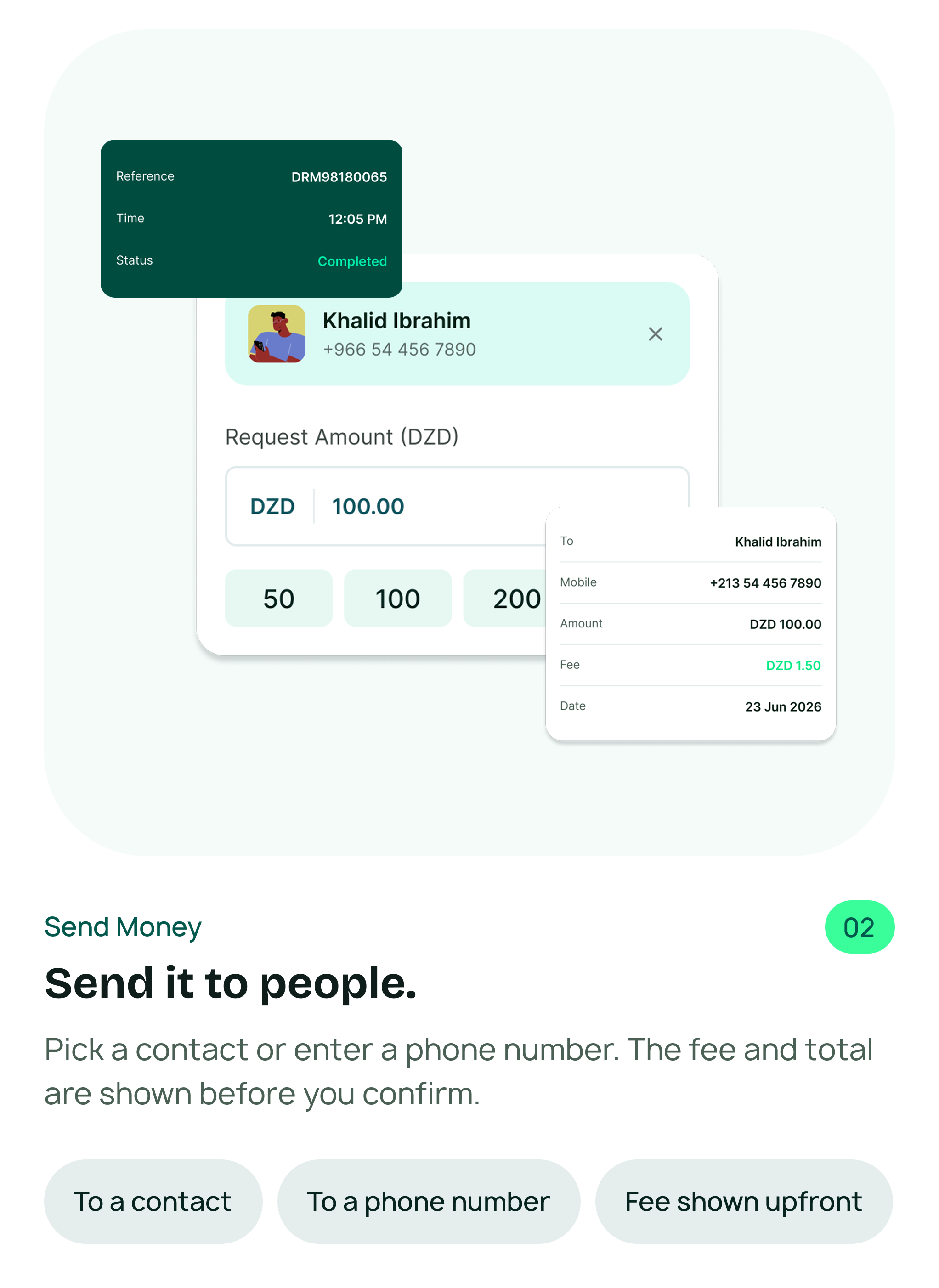 Send Money — Send it to people